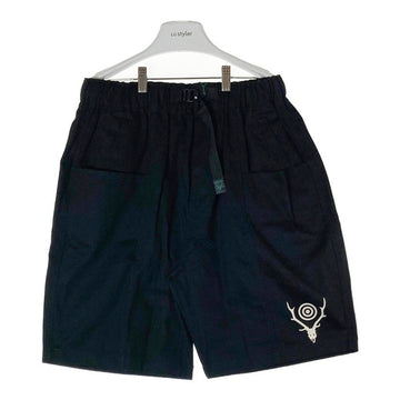 South2 West8 サウスツーウエストエイト Belted C.S. Short ベルテッド ショートパンツ ブラック MR732 Size M 瑞穂店