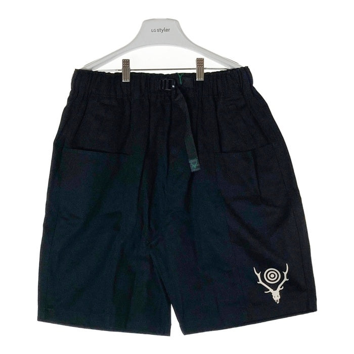 South2 West8 サウスツーウエストエイト Belted C.S. Short ベルテッド ショートパンツ ブラック MR732 Size M 瑞穂店