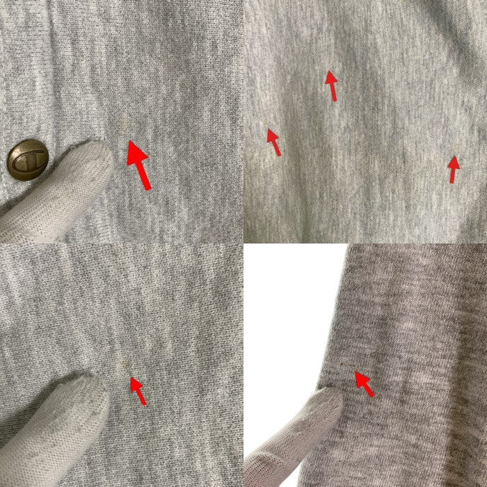 00's Champion チャンピオン リバースウィーブ スナップカーディガン アッシュグレー C5-9601 メキシコ製 Size M 福生店