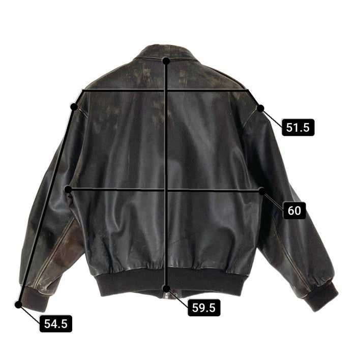 AVIATION LEATHERCRAFT アビエーションレザークラフト A-2 レザージャケット ブラウン size40 瑞穂店