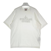 Supreme×STONE ISLAND シュプリーム×ストーンアイランド Embroidered Logo S/S Top ホワイト sizeS 瑞穂店