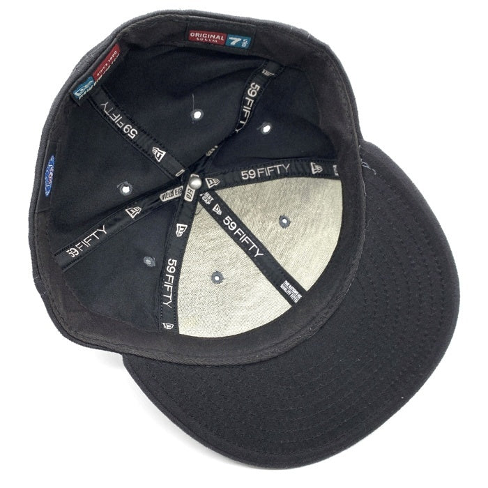 90's New Era ニューエラ NFL ニューヨーク・ジェッツ 59FIFTY ベースボールキャップ ブラック コットン USA製 Size 7 5/8 (60.6cm) 福生店