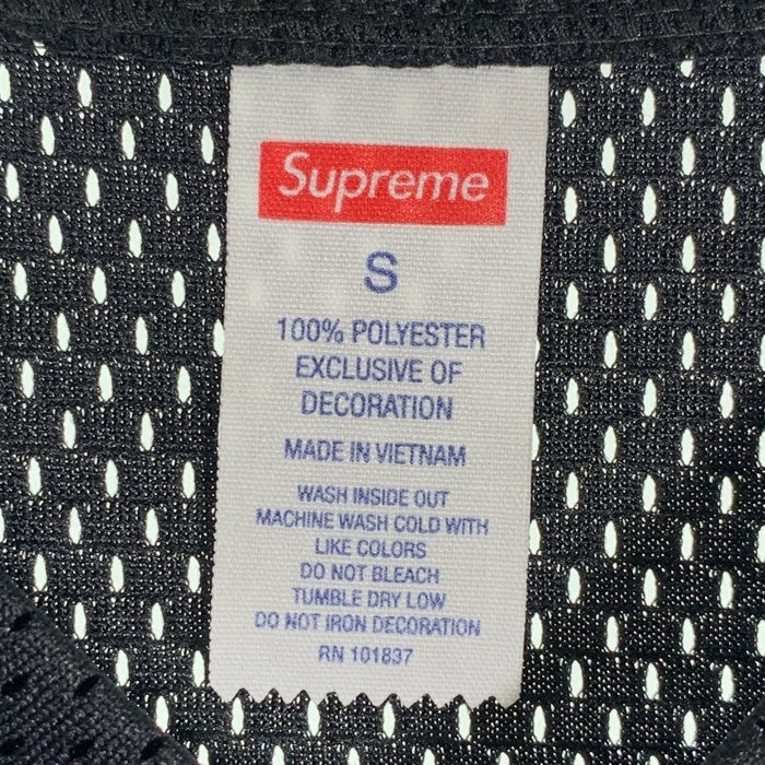 SUPREME シュプリーム Shop S Logo Baseball Henley ショップ Sロゴ 半袖 ベースボール シャツ ブラック Size S 福生店