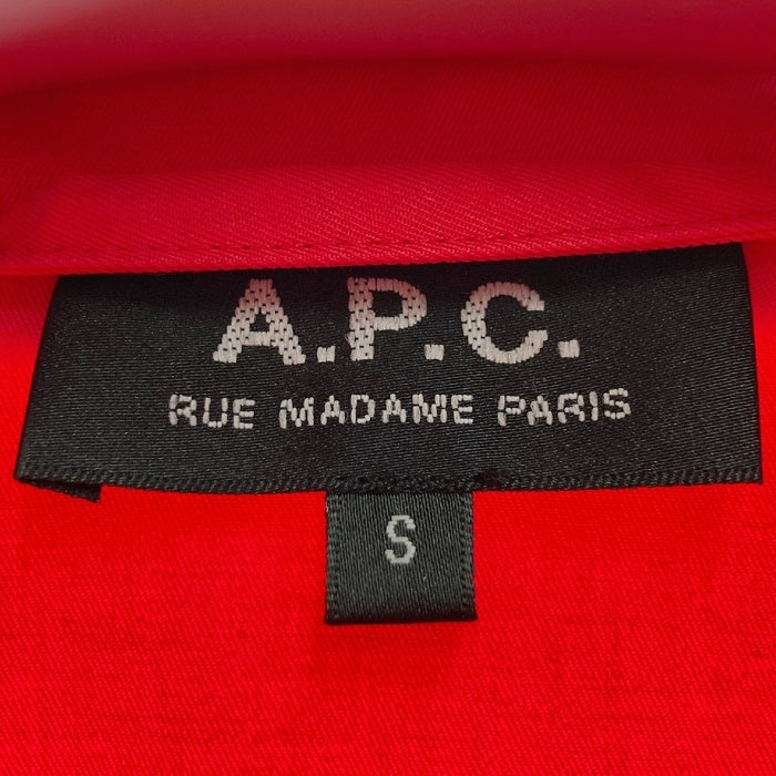 A.P.C. アーペーセー スウィングトップ ブルゾン レッド sizeS 瑞穂店