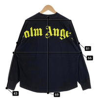 Palm Angels パームエンジェルス CLASSIC LOGO OVER TEE クラシックロゴプリント Tシャツ ブラック PMAB001S19413007 Size M 福生店