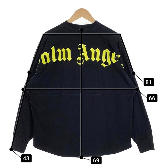 Palm Angels パームエンジェルス CLASSIC LOGO OVER TEE クラシックロゴプリント Tシャツ ブラック PMAB001S19413007 Size M 福生店