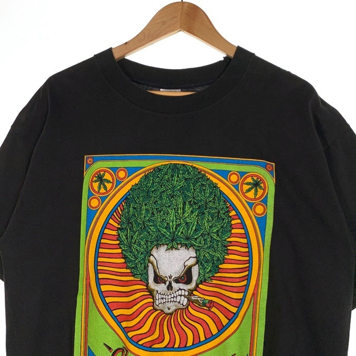 90's CYPRESS HILL サイプレスヒル STEP INTO A WHOLE NEW REALM プリントTシャツ ブラック GEM USA製 1993コピーライト Size XL 福生店