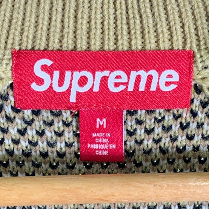 SUPREME シュプリーム 24AW Small Box Polo Sweater スモールボックスロゴ ポロ セーター ニット デザートカモ Size M 福生店