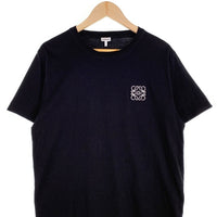 LOEWE ロエベ アナグラム ロゴ刺繡 クルーネック Tシャツ ブラック H526Y22X75 Size XL 福生店