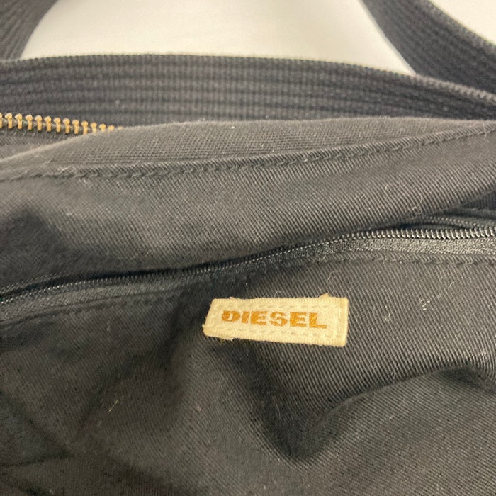 DIESEL ディーゼル ショルダーバッグ キャンバス ブラック 瑞穂店
