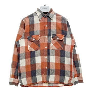 WAREHOUSE ウエアハウス チェック ヘビーフランネルシャツ オレンジ Size 38 瑞穂店