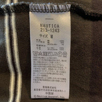NAUTICA ノーティカ ボーダー ロングスリーブTシャツ ブラウン 213-1243 Size M 福生店