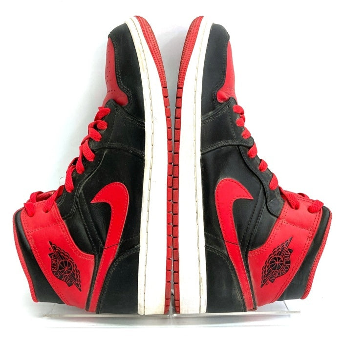 NIKE ナイキ AIR JORDAN 1 MID エアジョーダン1ミッド ブレッドトゥ スニーカー ブラック×レッド DQ8426-060 Size 27.5cm 瑞穂店