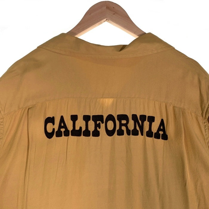 STANDARD CALIFORNIA スタンダードカリフォルニア SD Bowring Shirt ボーリング シャツ イエロー Size L 福生店