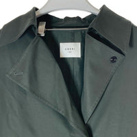 AMERI アメリ 24SS  TRENCH MULTI WAY LONG VEST トレンチマルチウェイロングベスト 半袖コート グリーン ※ベスト欠品 01410740200 Size M 瑞穂店