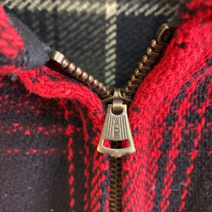 JELADO ジェラード Wool Hunting Jacket ウールハンティングジャケット フード付 チェック レッド size38 瑞穂店
