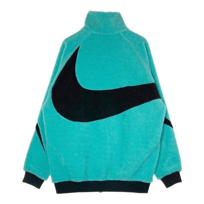 NIKE ナイキ BQ6546-301 BIG SWOOSH BOA JACKET ビッグ スウッシュ ボア フリース リバーシブル ジャケット ブラック ターコイズ sizeXL 瑞穂店