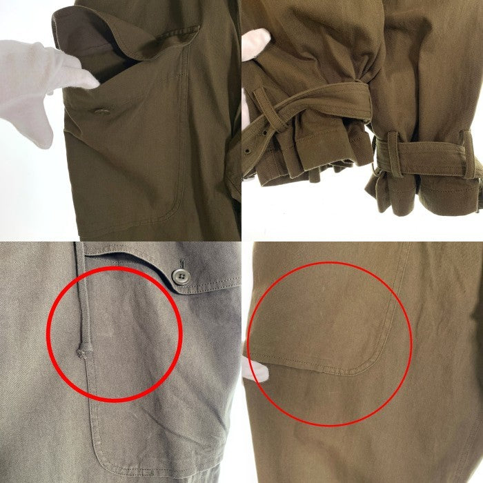 s'yte サイト Yohji Yamamoto Planning Dept ヨウジヤマモト プランニングデプト COTTON CARGO PANTS コットン カーゴパンツ オリーブ UV-P15-038 Size 3 福生店