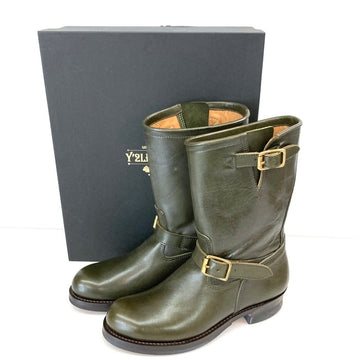 Y'2 LEATHER ワイツーレザー EB-01 ECO HORSE ENGINEER BOOTS エコ ホース エンジニアブーツ オリーブ Size 8D (26cm) 瑞穂店