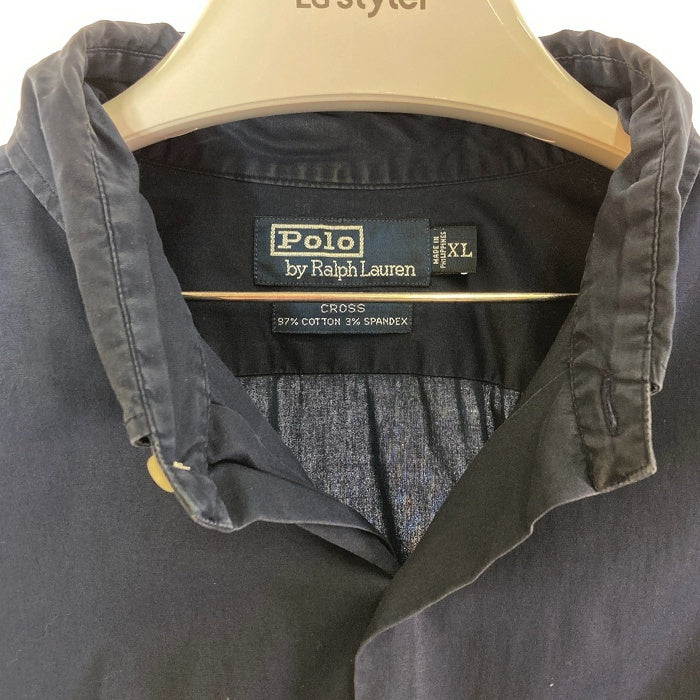 Polo Ralph Lauren ポロ ラルフローレン CROSS 長袖シャツ ネイビー XL 瑞穂店