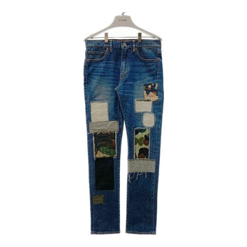 eye JUNYA WATANABE COMME des GARCONS MAN ジュンヤワタナベ コムデギャルソンマン Levi's リーバイス WC-P909 AD2018 510 パッチワーク デニムパンツ ジーンズ インディゴ SizeS 瑞穂店