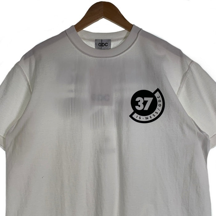 GDC ジーディーシー is-ness イズネス Logo Tee 1 ロゴ 半袖 Tシャツ ホワイト Size M 福生店