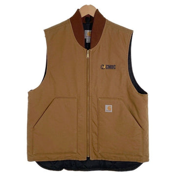 Carhartt カーハート Duck Vest ダックベスト ブラウン V01-BRN メキシコ製 0120 Size L 福生店