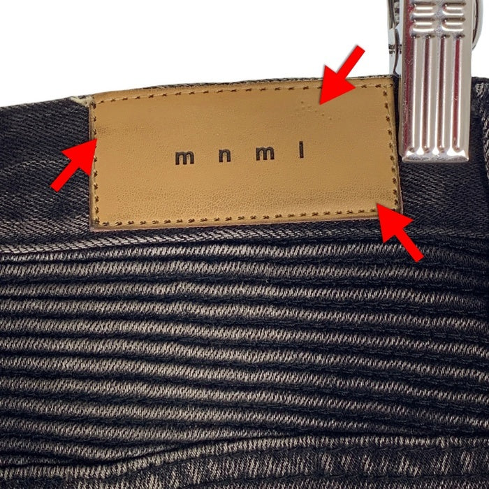 mnml ミニマル ストレッチスキニー バイカーデニムパンツ ブラック Size 29 福生店