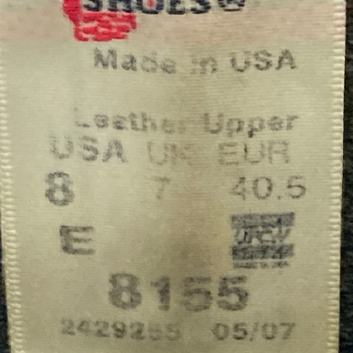 RED WING レッドウィング 8155 PECOS ペコス レザーブーツ ブラック ソフトトゥ 07年 Size 8E (26cm) 瑞穂店