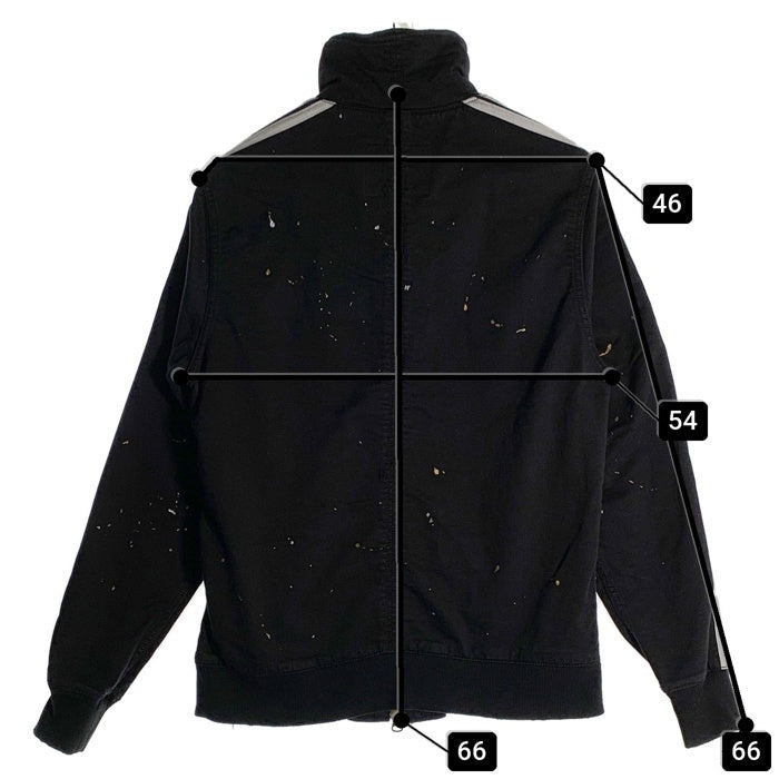 TMT ティーエムティー 19AW BLACK DENIM TRACK JACKET ブラックデニム トラックジャケット USED/ペンキ加工 TJK-F1904 Size L 福生店