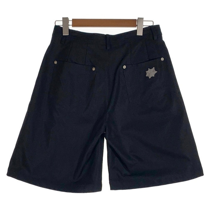 SHIRLEY シャーリー 1タック ワイドチノショートパンツ ブラック Size S 福生店