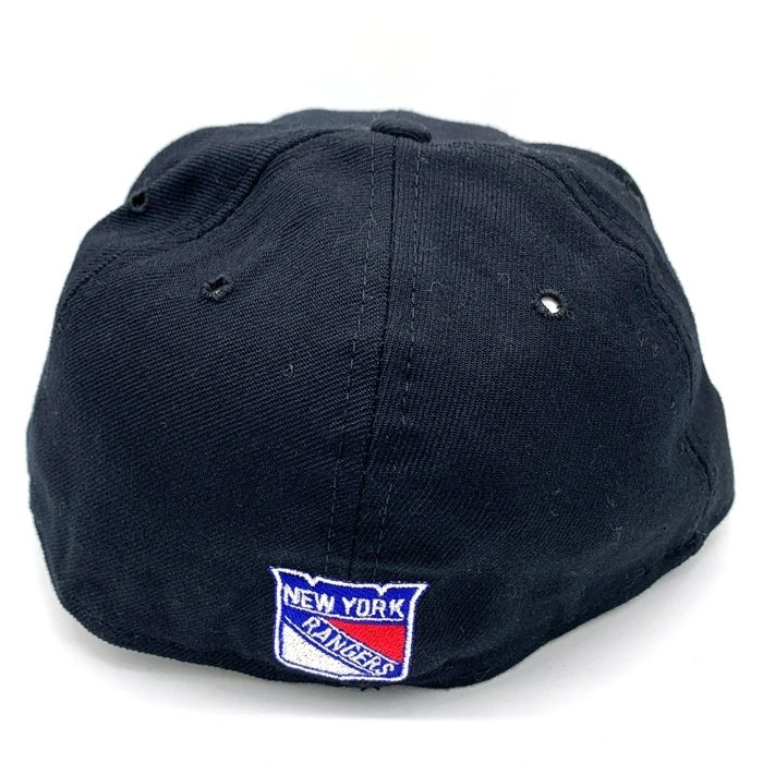 90's New Era ニューエラ 59FIFTY NHL ニューヨーク・レンジャーズ ウールベースボールキャップ ブラック USA製 Size 71/4 (57.7cm) 福生店