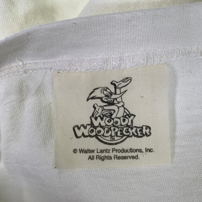 TOYS McCOY トイズマッコイ WOODY WOODPECKER ウッディーウッドペッカー プリントTシャツ オフホワイト ブルー TMC2408 Size L 福生店