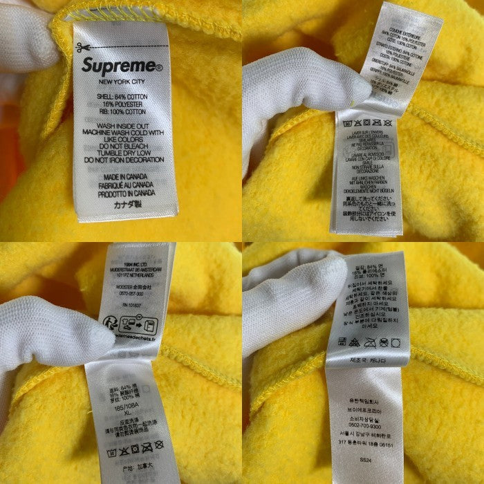 SUPREME シュプリーム 24SS Established Crewneck エスタブリッシュド クルーネックスウェットトレーナー プリント イエロー Size XL 福生店