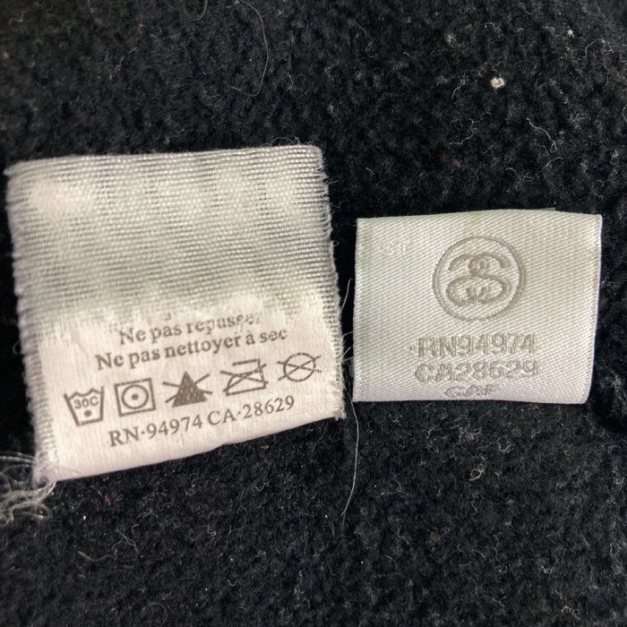 STUSSY ステューシー USA製 ワールドツアー プルオーバーパーカー ブラック sizeM 瑞穂店