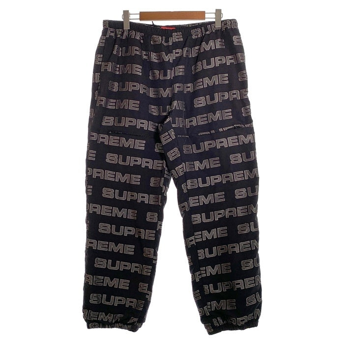 SUPREME シュプリーム 21SS Logo Ripstop Track Pant ロゴリップストップ トラックパンツ ブラック Size XL 福生店