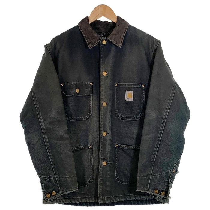 00's Carhartt カーハート Duck Michigan Chore Coat ダック ミシガンチョアコート ブラック C01 BLK Size 40 Regular 福生店