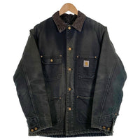 00's Carhartt カーハート Duck Michigan Chore Coat ダック ミシガンチョアコート ブラック C01 BLK Size 40 Regular 福生店