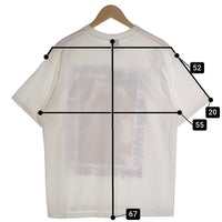 00's  STUSSY ステューシー LAURA TEE 半袖 Tシャツ ホワイト ブルー Size L 福生店