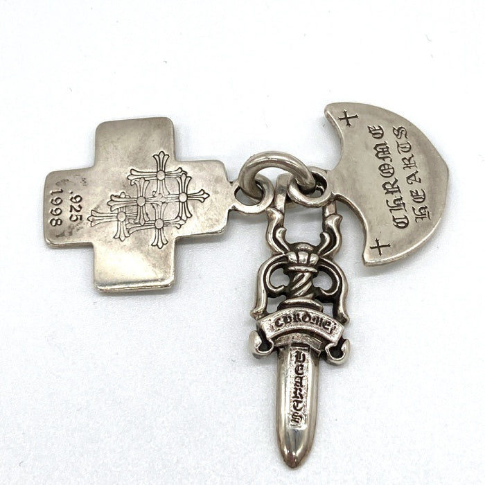 CHROME HEARTS クロムハーツ 3TRINKETS PENDANT ペンダントトップ シルバー 約21g 瑞穂店