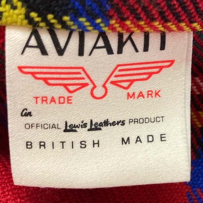Lewis Leather ルイスレザー 391T Lightning ライトニング タイトフィット 裏地タータン  ダブル ライダースジャケット ブラック size42 瑞穂店