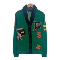 POLO RALPH LAUREN ポロ ラルフローレン レタード ワッペン ニット カーディガン グリーン Size XS 福生店