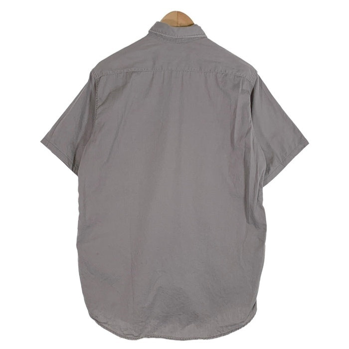 60's BIG MAC ビッグマック マチ付 半袖 ワークシャツ グレー VAT DYED ペニーズ Size M 相当 福生店