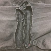 SUGAR CANE シュガーケーン ヘリンボーン ワークシャツ 半袖 ネイビー Size L 瑞穂店