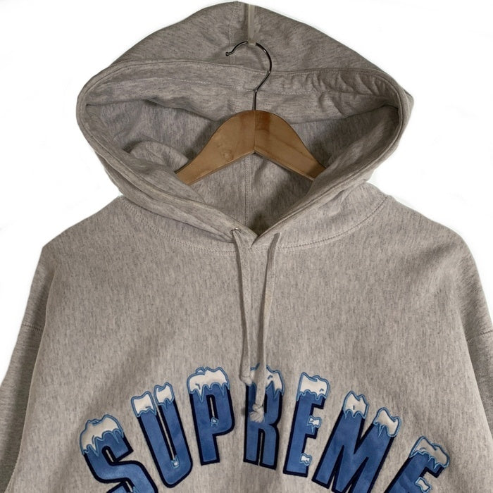 SUPREME シュプリーム 20AW Icy Arc Hooded Sweatshirt アイシー アーク フーデッド スウェットシャツ プルオーバー フーディー パーカー アッシュグレー Size L 福生店