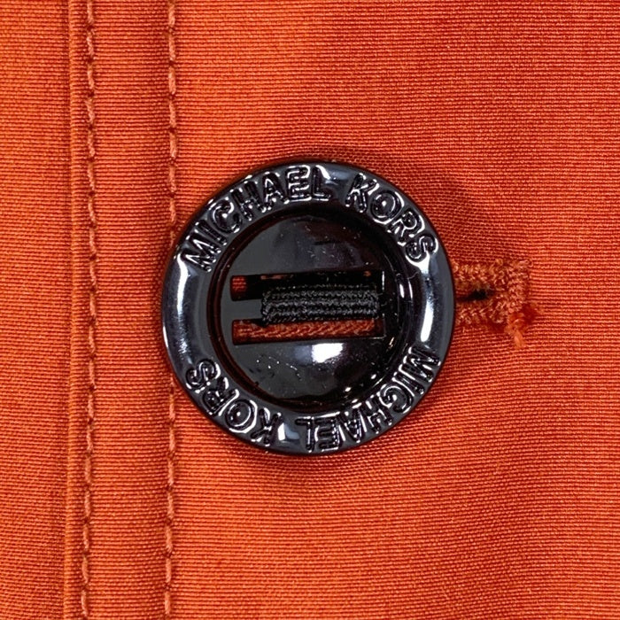 MICHAEL KORS マイケルコース 中綿ジャケット ファー付き オレンジ Size XL 福生店