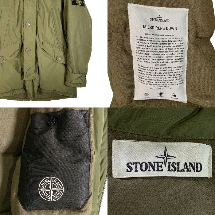 STONE ISLAND ストーンアイランド MICRO REPS DOWN  マイクロリップス ダウンジャケット オリーブ ファー 611540926-A Size XL 福生店