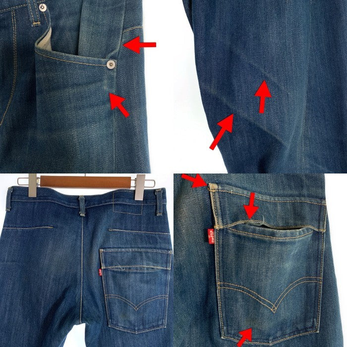 00's Levi's ENGINEERED JEANS TIGHT リーバイス エンジニアード 立体裁断 デニムパンツ インディゴ 00008-07 Size 32 福生店