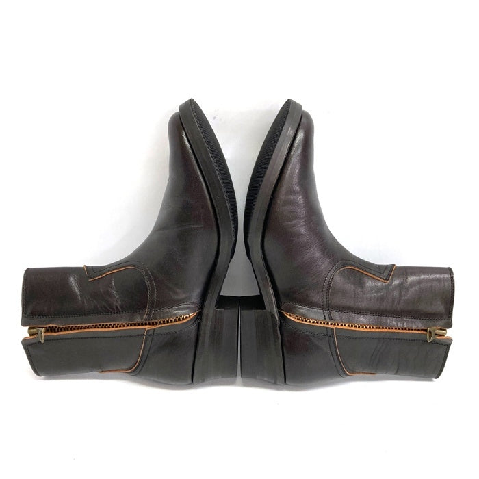 ADDICT CLOTHES アディクトクローズ AB-05H-CL HORSEHIDE ZIP WESTERN BOOTS ホースハイド ジップ ウエスタンブーツ ブラック size26cm 瑞穂店