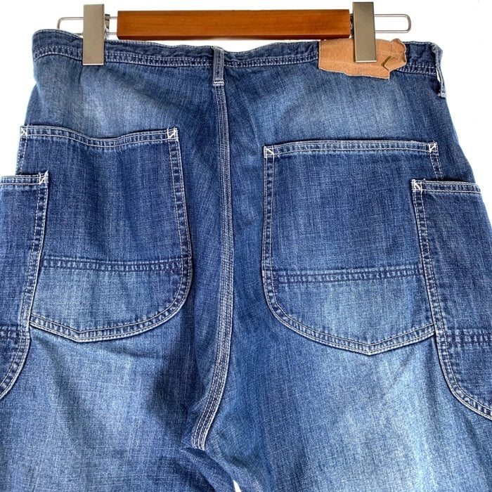 SASQUATCHfabrix サスクワァッチファブリックス ライトオンスデニムワークパンツ ダブルニー インディゴ 10SS-PA9-011 Size M 福生店